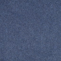 Tissu polaire chiné jean de coton biologique