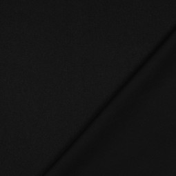 Tissu maille polyester - Knitted noir