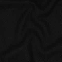 Tissu maille polyester - Knitted noir