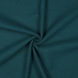 Tissu manteau - Soft pétrole