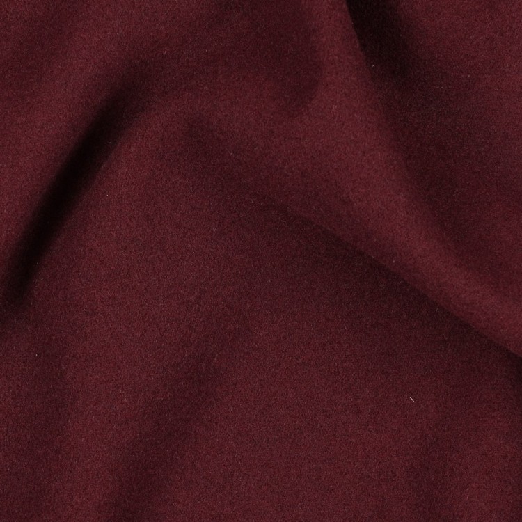 Tissu manteau - Soft lie de vin
