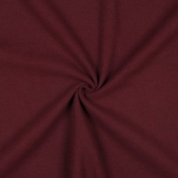 Tissu manteau - Soft lie de vin