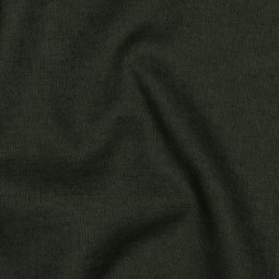 Tissu lin lavé et coton - Vert armée