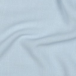 Tissu viscose et lin - Bleu clair