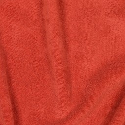 Tissu jersey éponge - Terracotta
