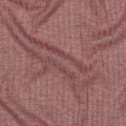 Tissu maille côtelée - Rose et or