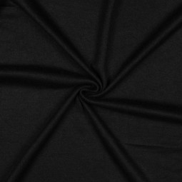 Tissu maille uni - Noir