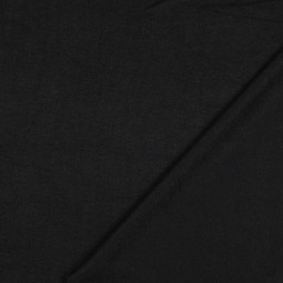 Tissu maille uni - Noir