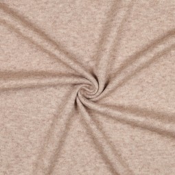 Tissu maille uni - Beige