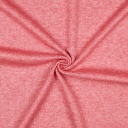 Tissu maille uni - Corail