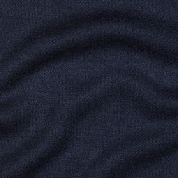 Tissu maille uni - Bleu marine