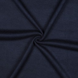 Tissu maille uni - Bleu marine