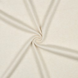 Tissu maille uni - Écru