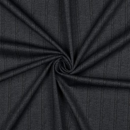 Tissu Polyester Viscose - Herringbone navy
