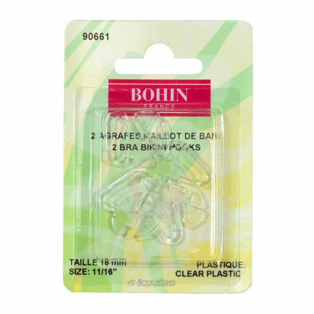 Fermeture bikini transparent 18 mm Bohin