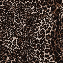 Tissu viscose - Léopard