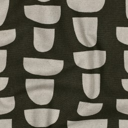 Tissu canvas - Abstrait kaki
