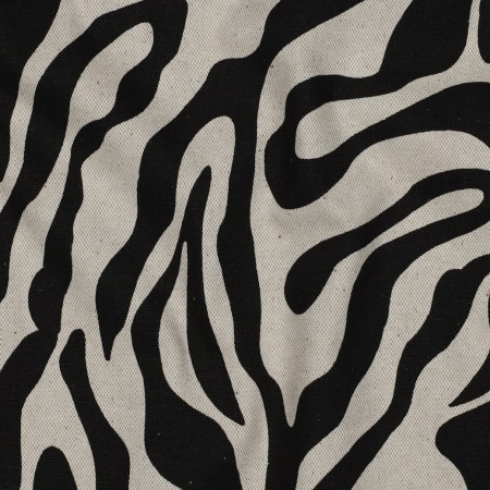 Tissu canvas - Zèbre