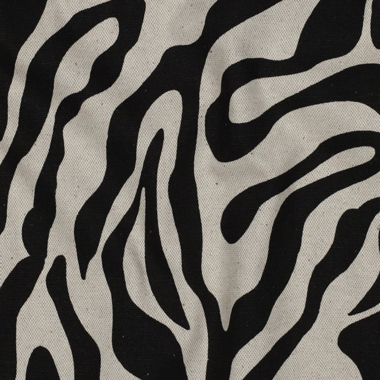 Tissu canvas - Zèbre