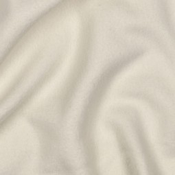 Tissu polaire de coton biologique - Écru