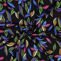 Tissu viscose - Rosita noir
