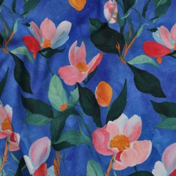 Tissu viscose - Leslie bleu