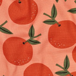 Tissu canvas - Orange