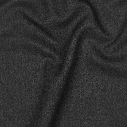 Tissu Polyester Viscose - Peigné gris foncé