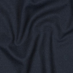 Tissu Polyester Viscose - Peigné bleu marine