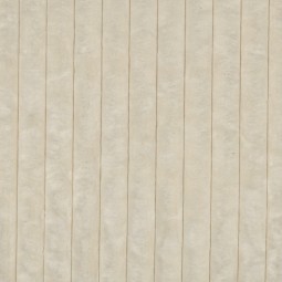 Tissu fausse fourrure - Rayures écru