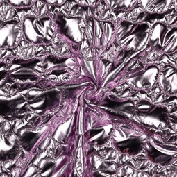 Tissu matelassé - Pomme lilas
