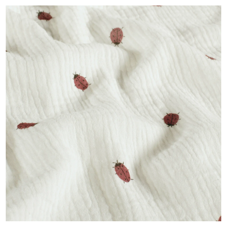 Tissu double gaze - Coccinelle
