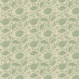 Tissu Renee Nanneman - Autumn bouquet - Marigold green