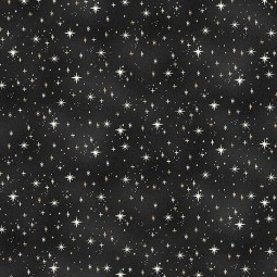Tissu fantaisie - Charmed - Shimmer black