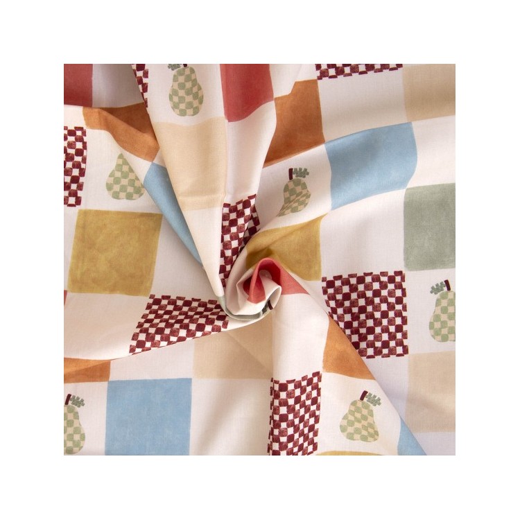 Tissu Katia fabrics - Popeline de coton - Checks mosaic