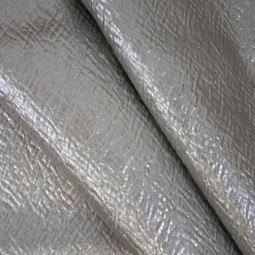 Tissu Katia fabrics - Simili cuir - Serpent argent