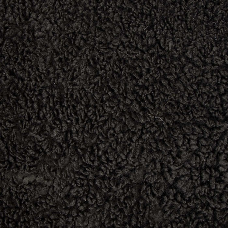Tissu Katia fabrics - Fausse fourrure - Caniche noir