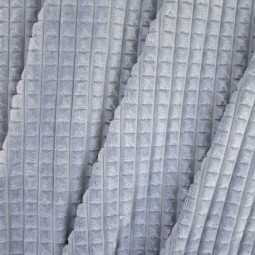 Tissu Katia fabrics - Fausse fourrure - Waffle bleu