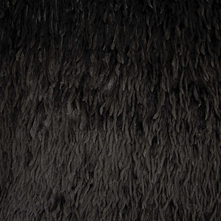 Tissu Katia fabrics - Fausse fourrure - Plumes noir