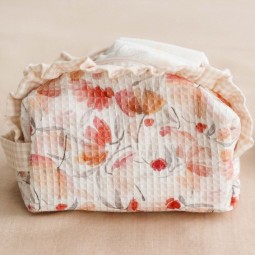 Tissu Katia Fabrics - Nid d'abeille - Fleurs délicates
