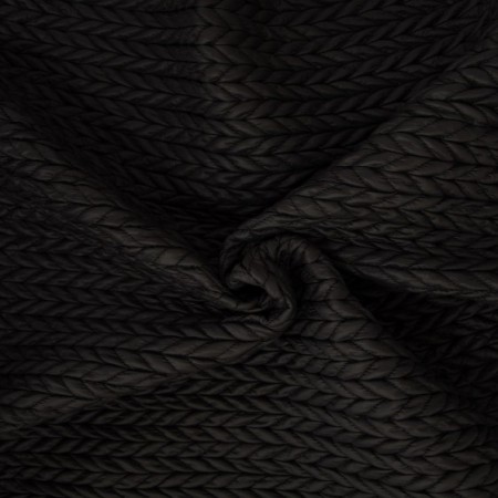 Tissu Katia fabrics - Matelassé - Chevron noir