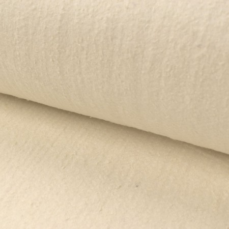 Molleton pur coton sur base non tissée en 250 cm - Rouleau entier 10m