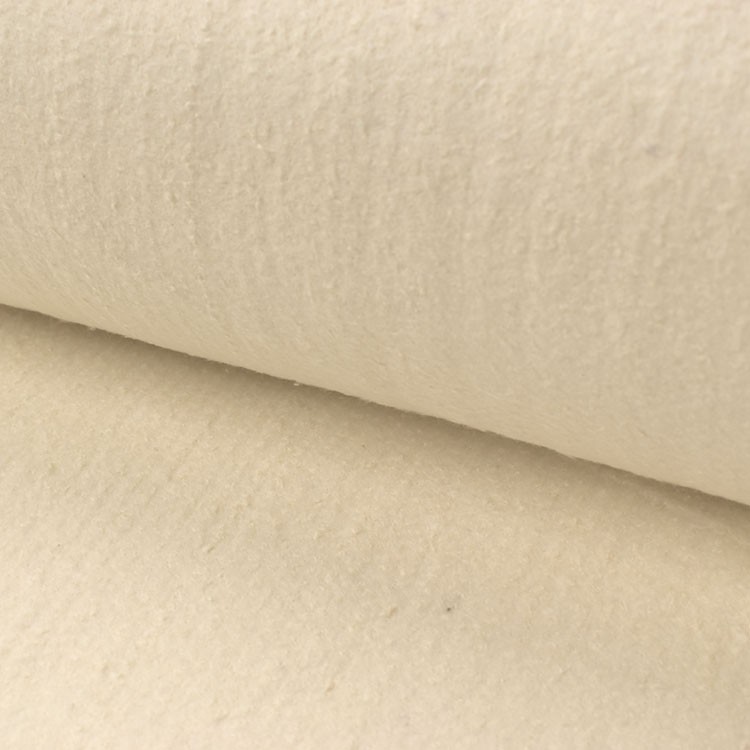 Molleton pur coton sur base non tissée en 250 cm - Rouleau entier 10m