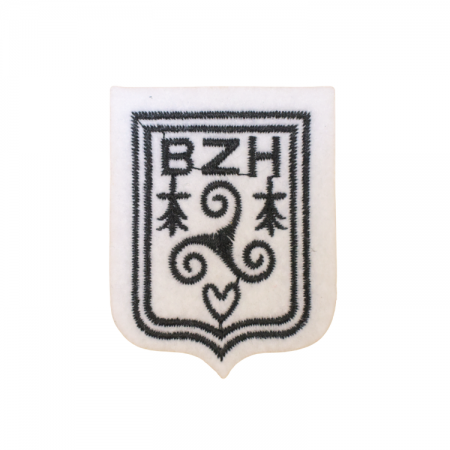 Écusson à coudre - BZH et triskell
