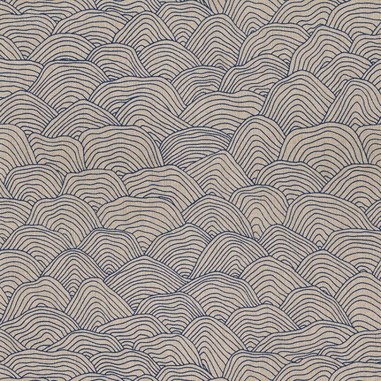 Tissu canvas - Wave