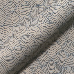 Tissu canvas - Wave