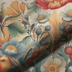 Tissu canvas - Fruit paradise