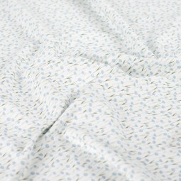 Tissu coton - Julie bleu