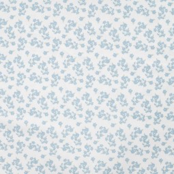 Tissu coton - Myriam bleu