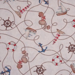 Tissu canvas - Marin